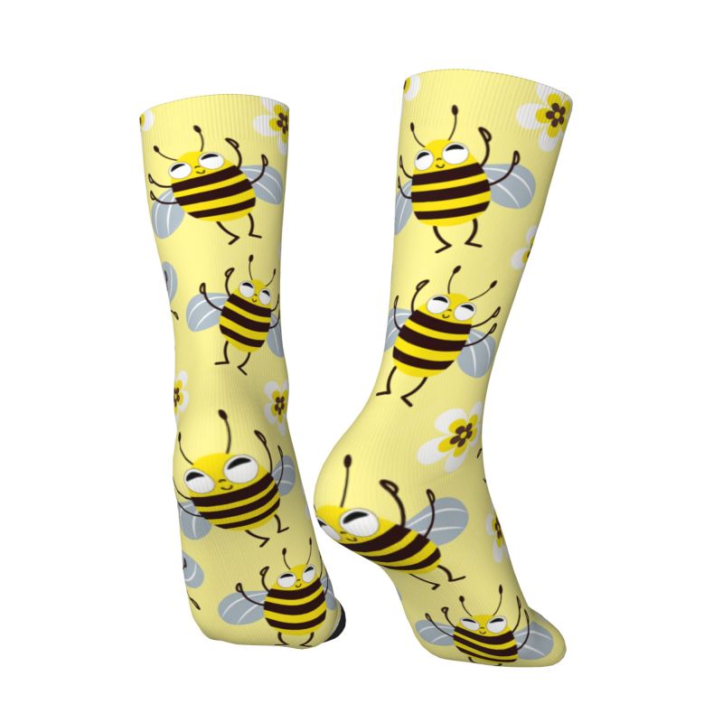 Custom Cool Mens Funny Bees Fl - Dress Sock Men review and price