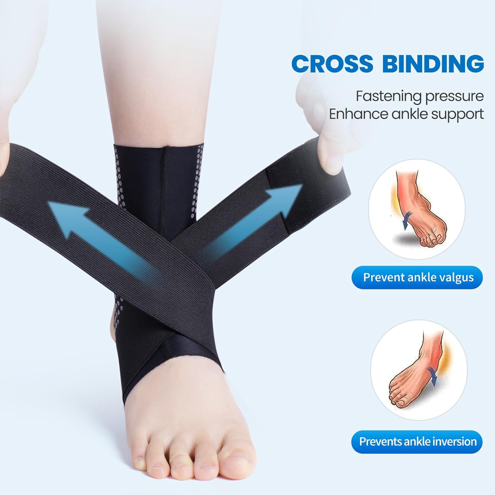 1Pcs Adjustable Compression An - Ankle Brace Sock review and price