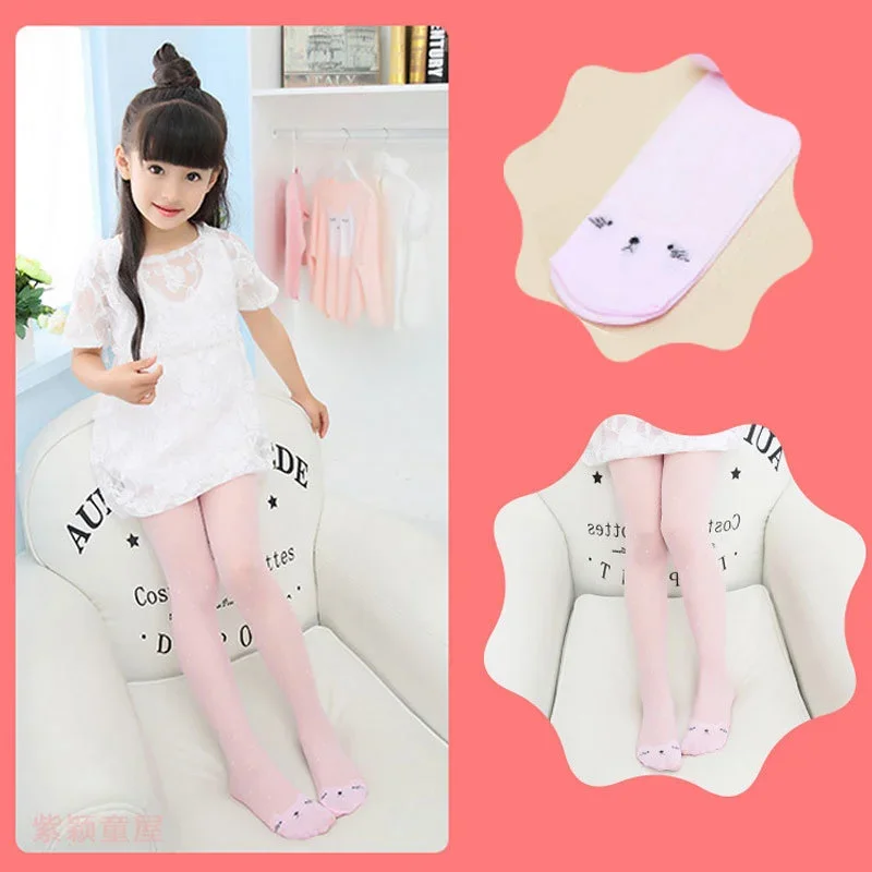 Sweet Cat Printed Girls Pantyh - Tights Pantyhose Sheer review and price