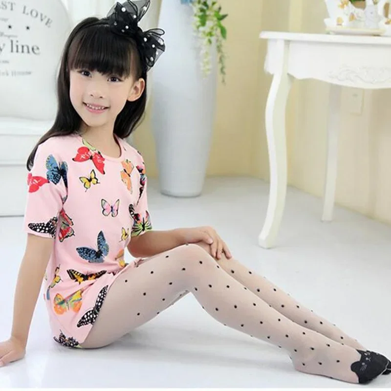 Sweet Cat Printed Girls Pantyh - Tights Pantyhose Sheer review and price