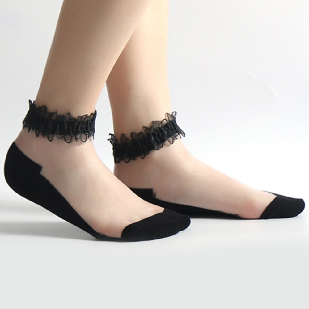 Woman Lace short sock thin soc - Invisibility Sock Loafer review and price