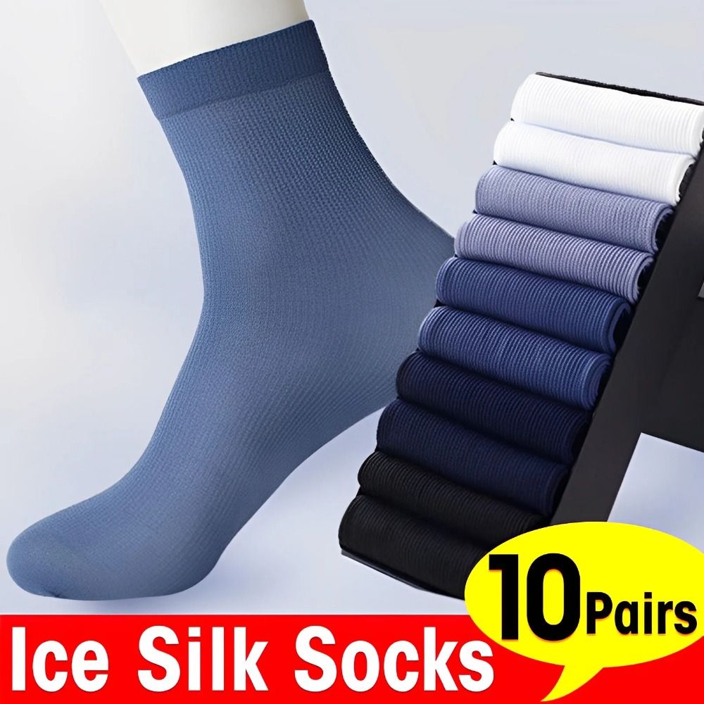 10Pairs Fashion Breathable Men - Silk Sock Bamboo review and price