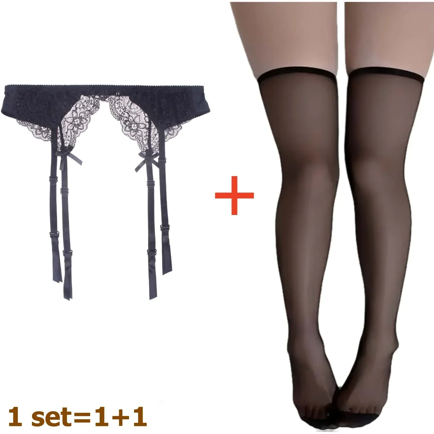 2PCS Women's Suspender Lace St - Tights Pantyhose Sheer review and price