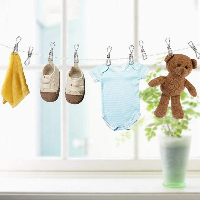 10/50PCS Stainless Steel Clips - Sock Organizer Tray review and price