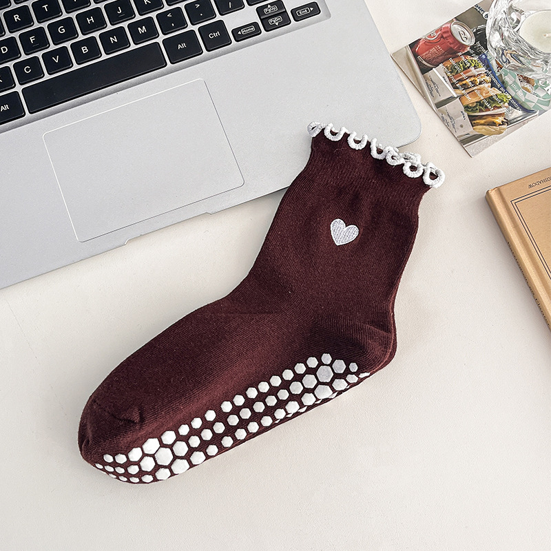 3 Pairs Women Heart Pattern Fr - No Show Sock Women review and price