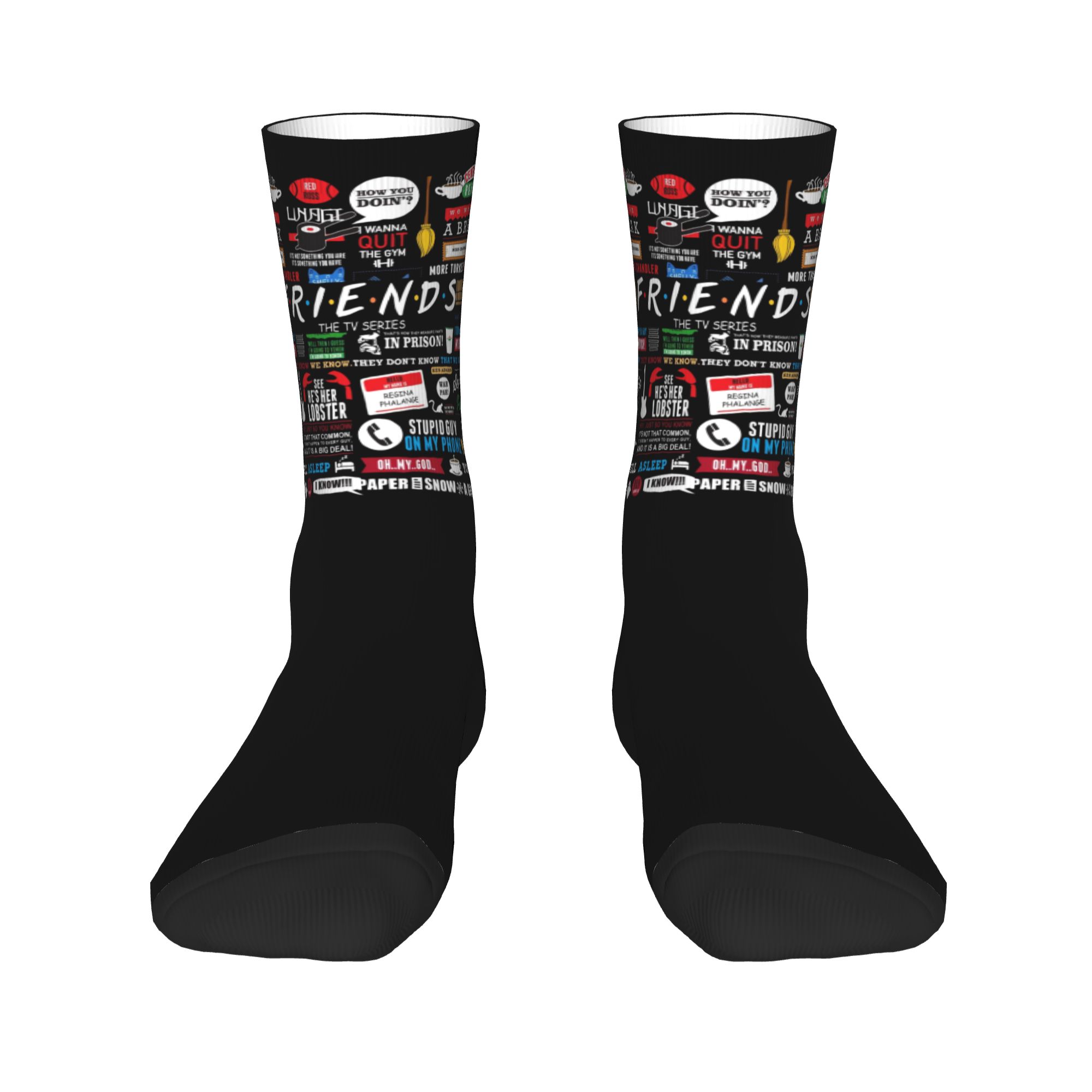 Custom Cute Funny TV Show Frie - No Show Sock Women review and price
