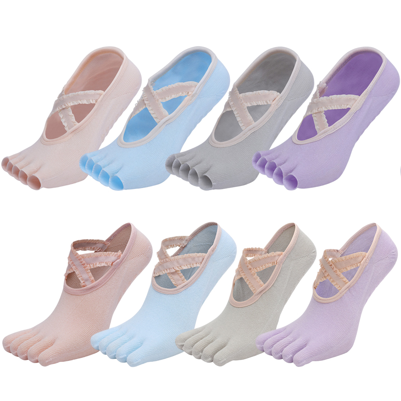 Five Finger Yoga Socks Lace Cr - Toe Sock Split review and price