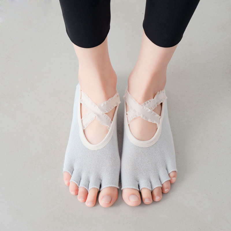Five Finger Yoga Socks Lace Cr - Toe Sock Split review and price