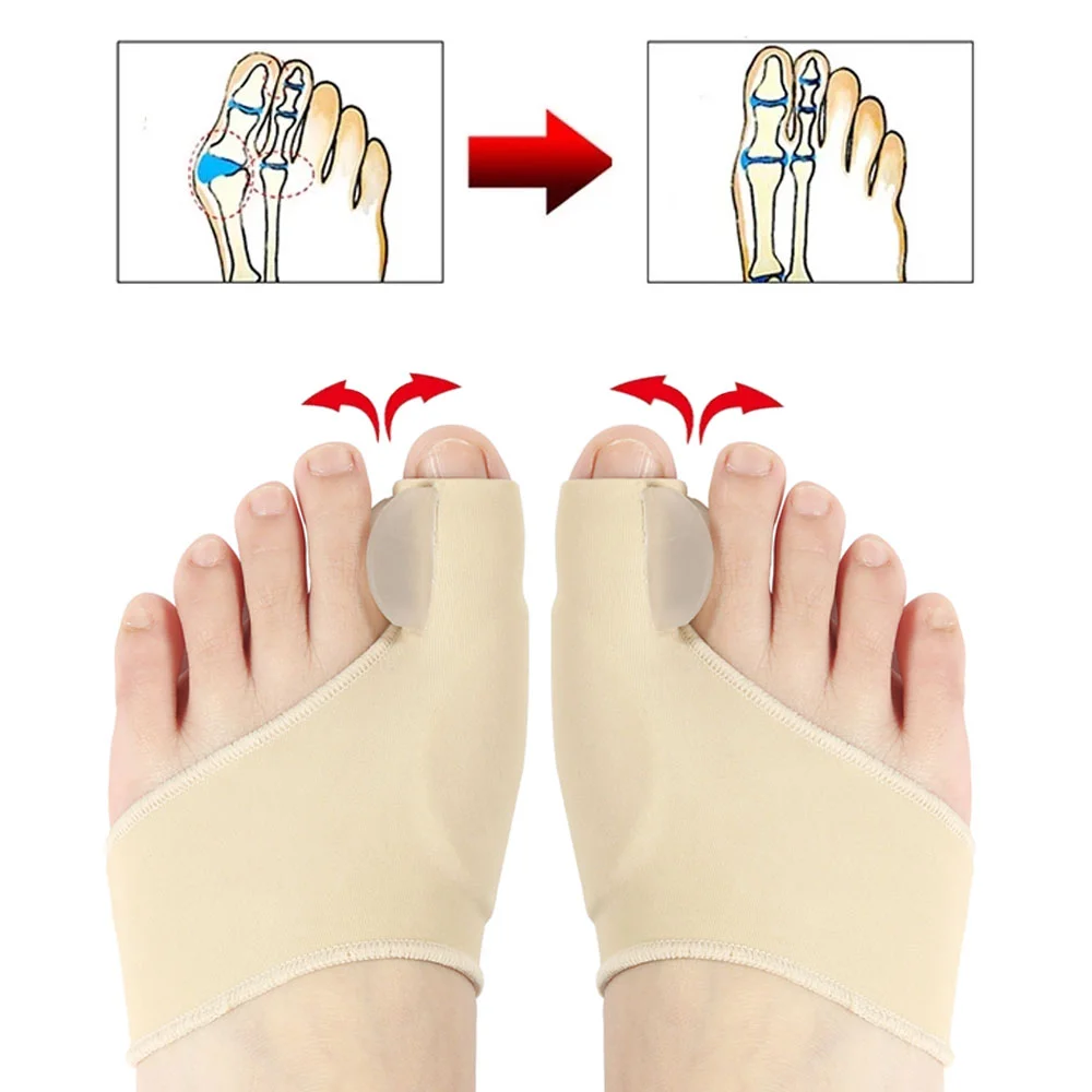 2Pcs Toe Separator Hallux Valg - Ankle Brace Sock review and price