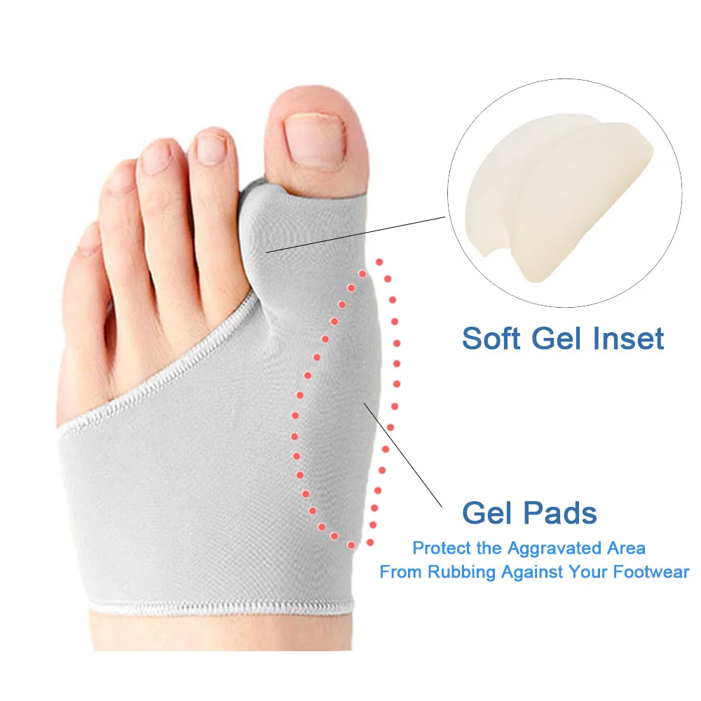 2Pcs Toe Separator Hallux Valg - Ankle Brace Sock review and price